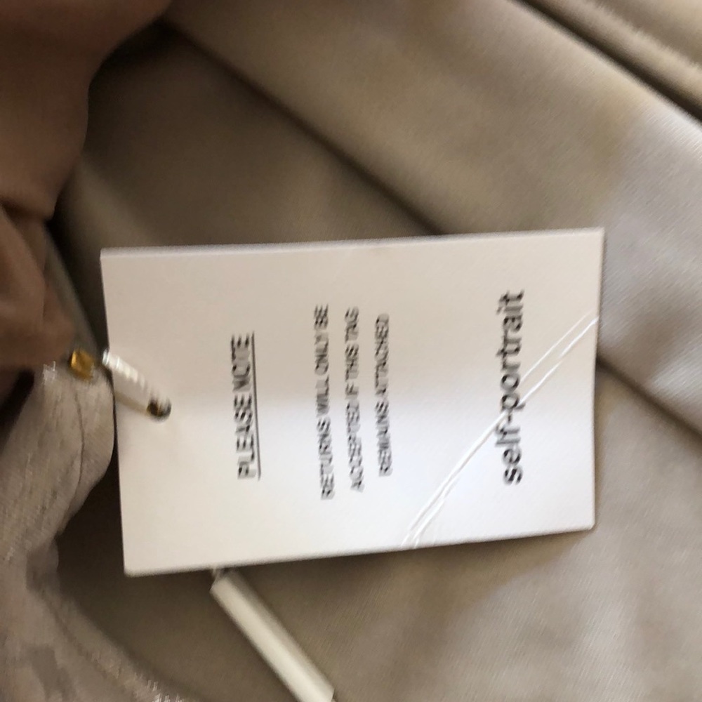 NEW Self-Portrait Devore velvet wrap dress - Picture 4 of 6